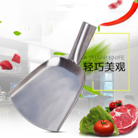 拾画 不锈钢木柄炒菜铲子厨房烹饪用具铲饭堂饭店商用平底铲大锅铲 木柄长 100cm 5个装