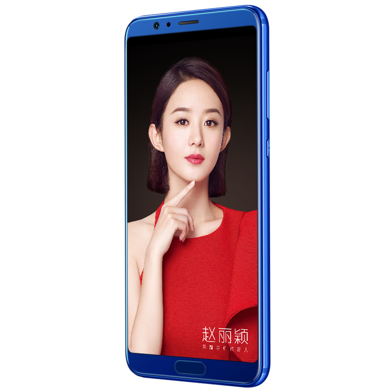 华为/荣耀 V10全网通 尊享版 6GB+128GB 炫影蓝 移动联通电信4G全面屏游戏手机 双卡双待