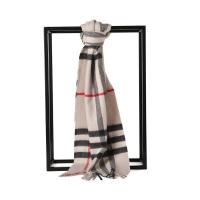 2020新款 BURBERRY 博柏利 男女通用款羊绒格纹围巾 3954673