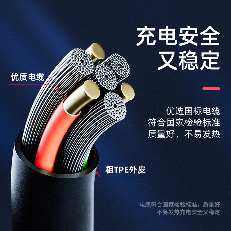 小贤妹新能源汽车充电枪桩特斯拉长安糯玉米lumin7kw两挡切换家用充电桩随车充-10米高清大图