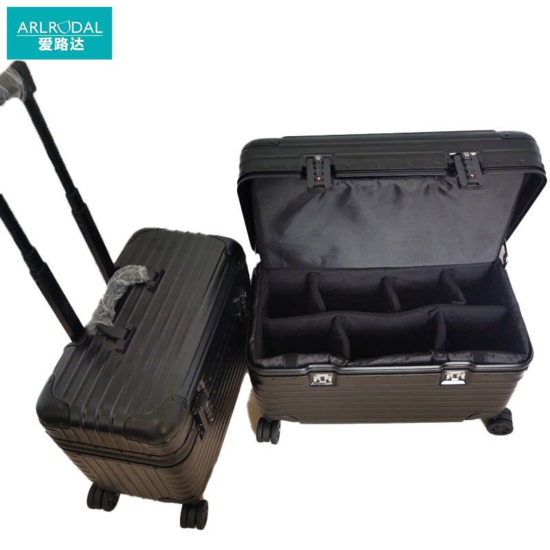 爱路达铝合金拉杆箱工具箱仪表仪器箱18寸含内胆AL18/个高清大图