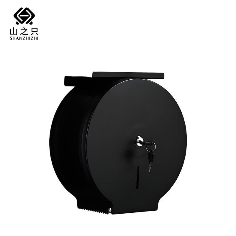 山之只 不锈钢纸巾盒卷纸盒含手机架 MZ1261 个图片
