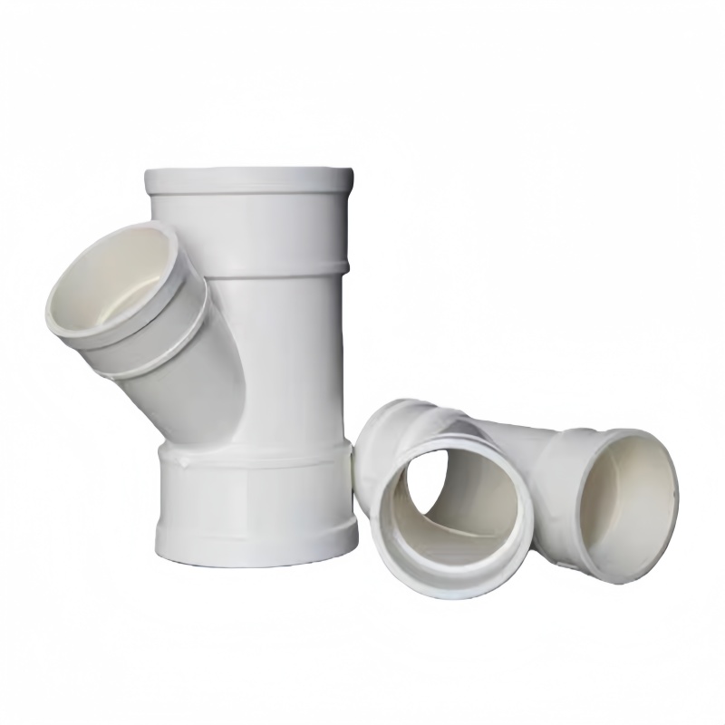 依诺九吉 PVC三通接头斜三通排水配件 多型号 个高清大图