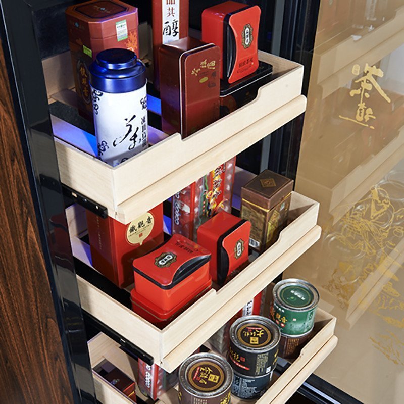 尊堡 JC-208E恒温红酒柜 家用冰吧 茶叶冷藏柜 展示柜 保鲜柜 单门冰箱高清大图