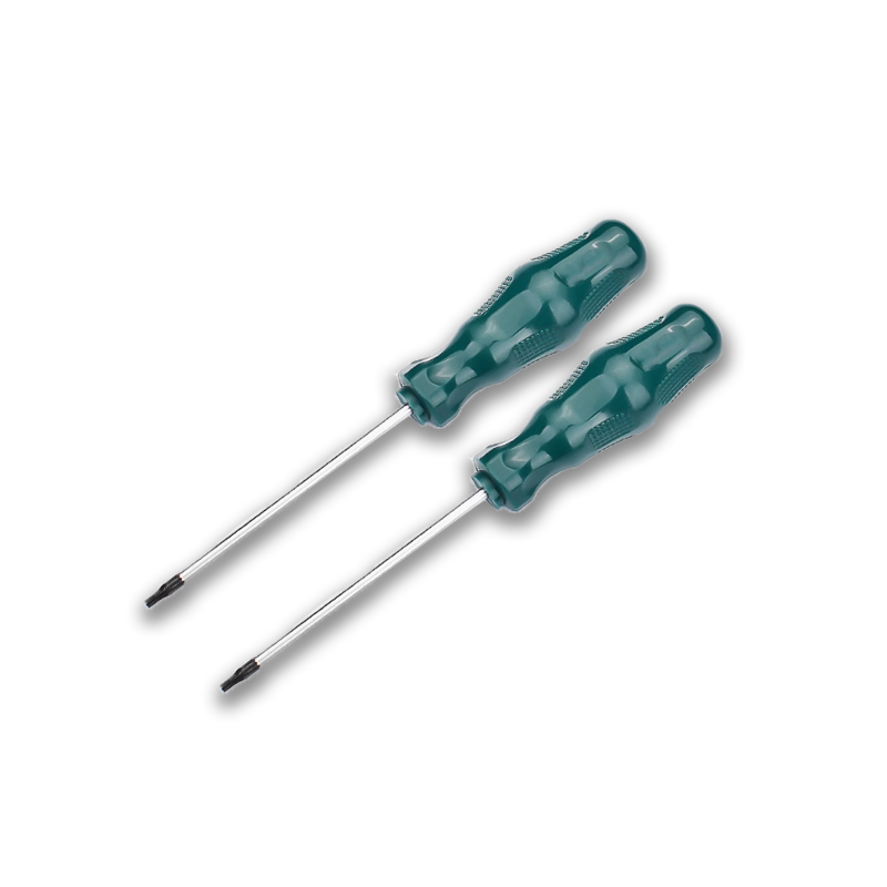 立伟铁牛绿胶炳螺丝刀T40米字型/把高清大图