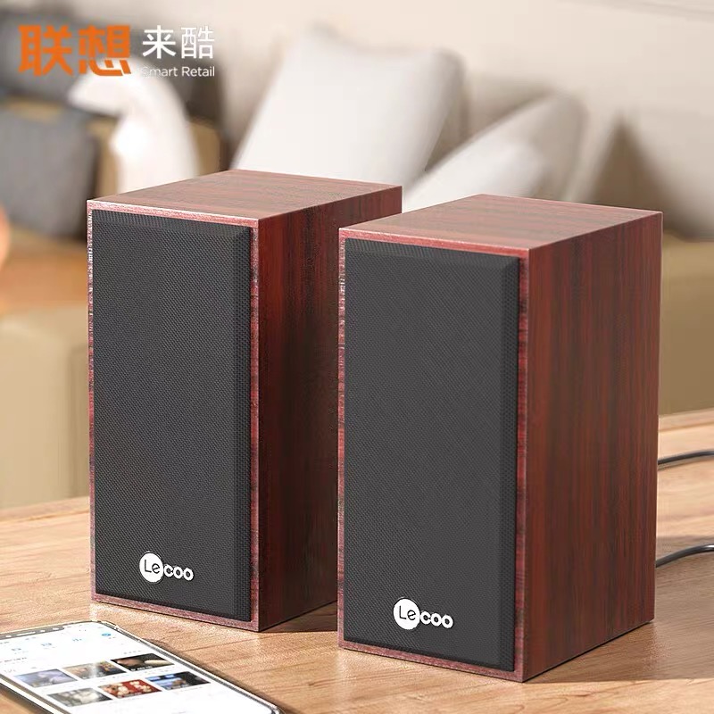 联想来酷DS105电脑音响有线迷你小音箱笔记本桌面家用台式机有源低音炮高清大图