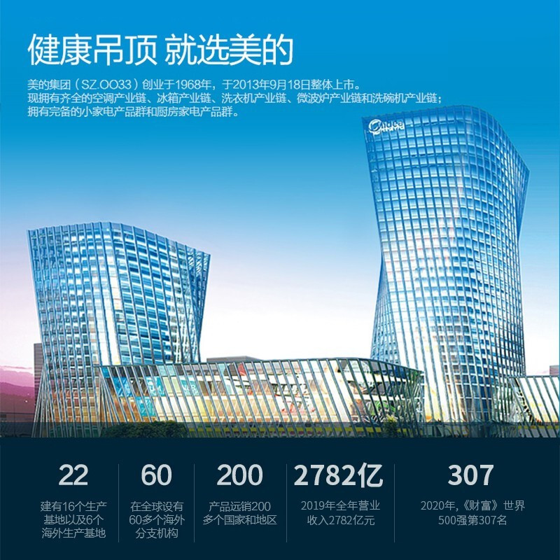 美的(Midea) 浴霸多功能低噪 强劲智能风暖浴霸 照明换气吹风卫生间浴室取暖适用于集成吊顶 [MX1924触控款]