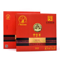 中华老字号 三鹤六堡茶 0818特级散茶礼盒 广西梧州茶厂 2010年陈化 黑茶熟茶礼盒 200g*2罐