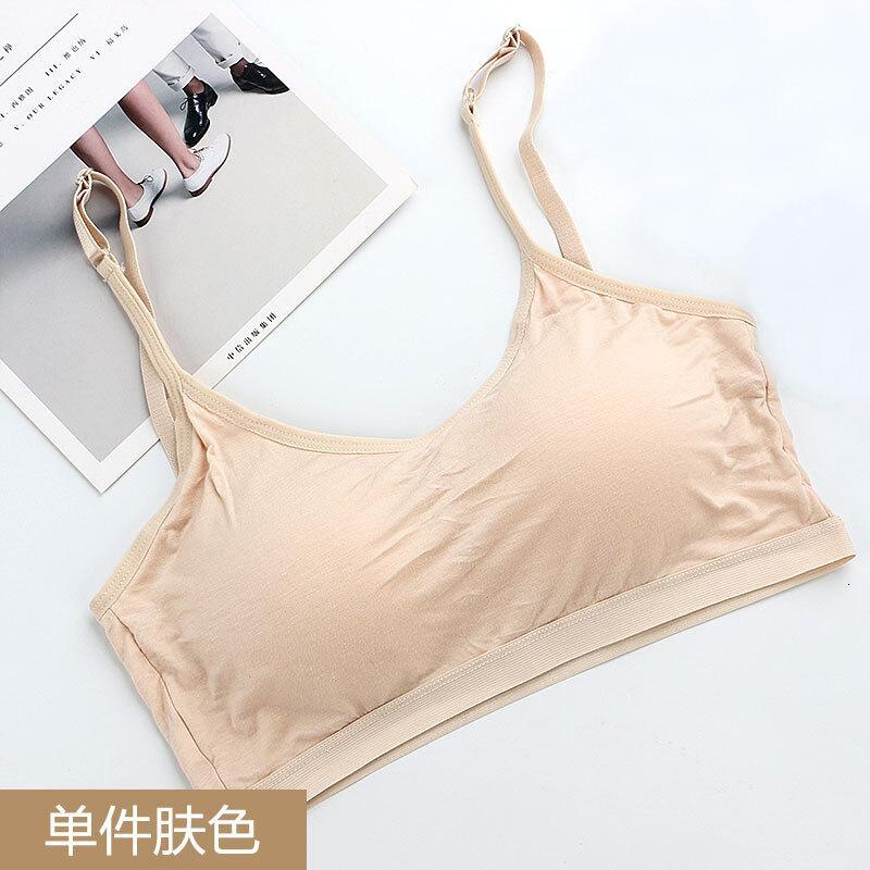 裹胸式女抹胸打底短款性感拢带小背心学生高中少女内衣