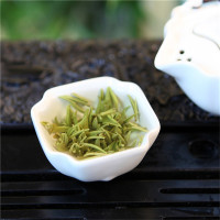 明芽雀舌绿茶2021新茶四川蒲江明前翠芽春茶高山茶原产地礼盒装200g