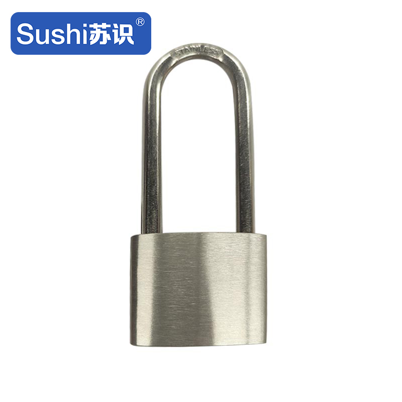 苏识 HD50mm 单开 长梁不锈钢弧形弹子锁 (计价单位:个) 银色