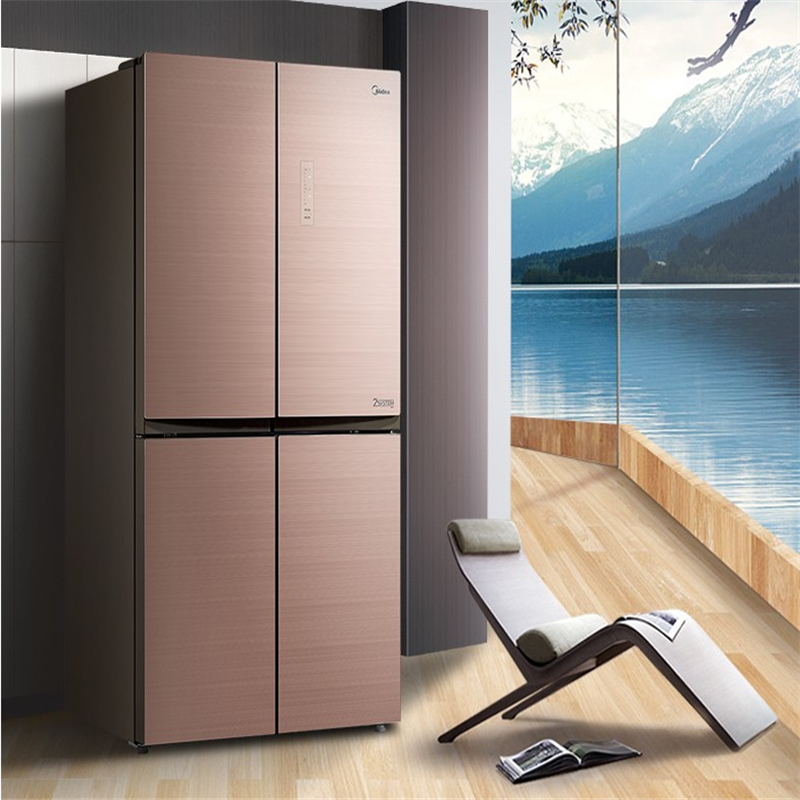 美的midea冰箱bcd460wgpm新风冷水润无霜铂金净味温湿精控十字