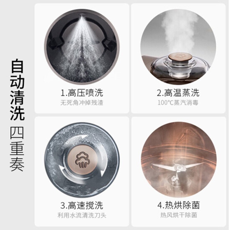 九阳(Joyoung) 不用手洗的破壁豆浆机 DJ15E-K350