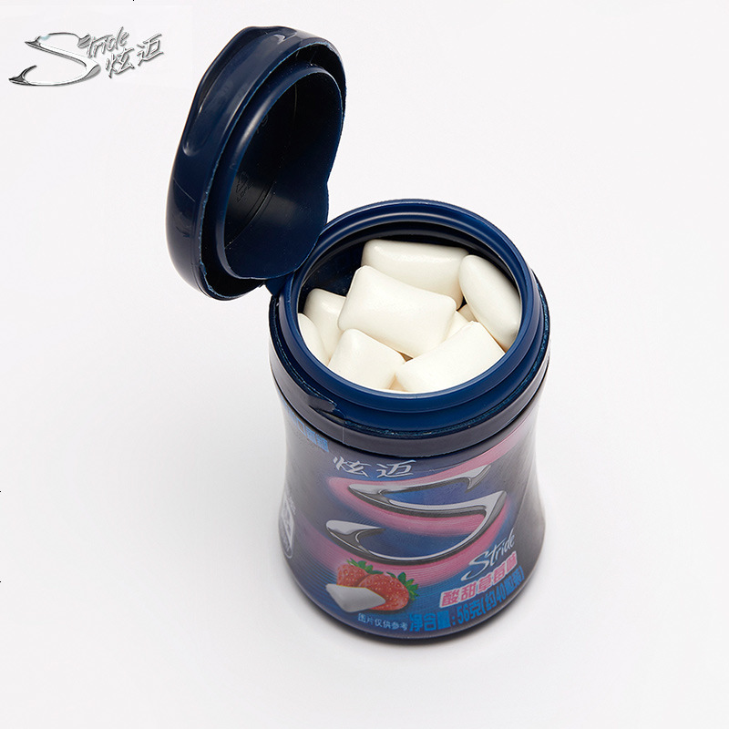 炫迈口香糖3瓶 草莓味40粒*3瓶
