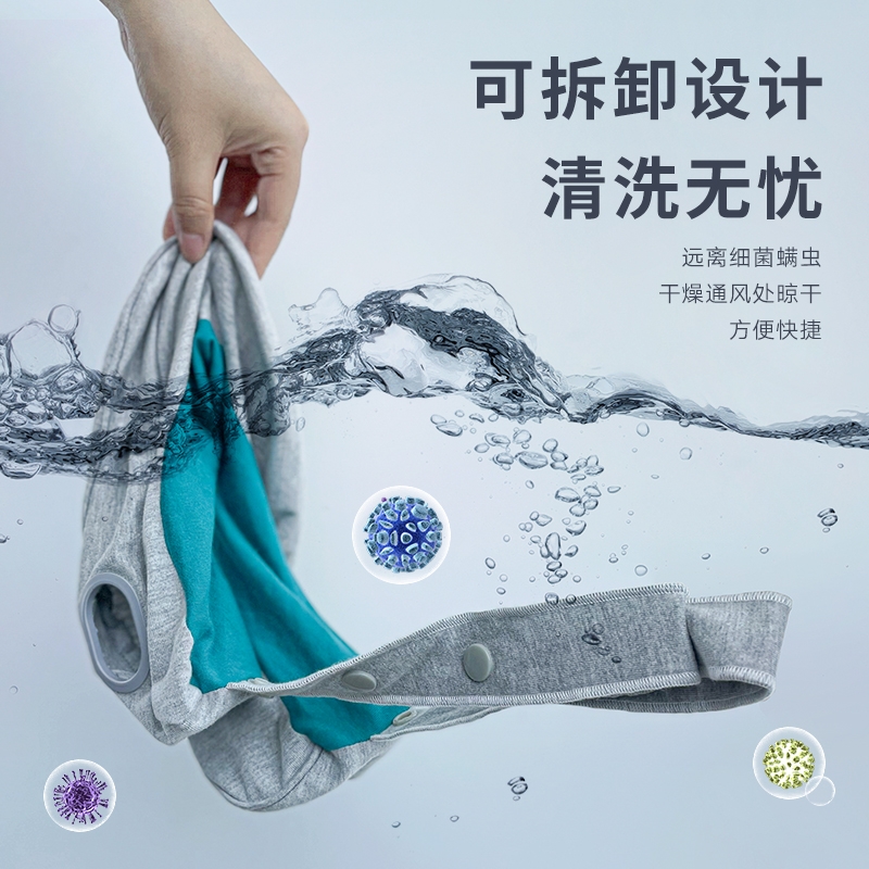 和正(HEZHENG) U型多功能颈椎按摩器 HZ-U1 (百搭灰)高清大图