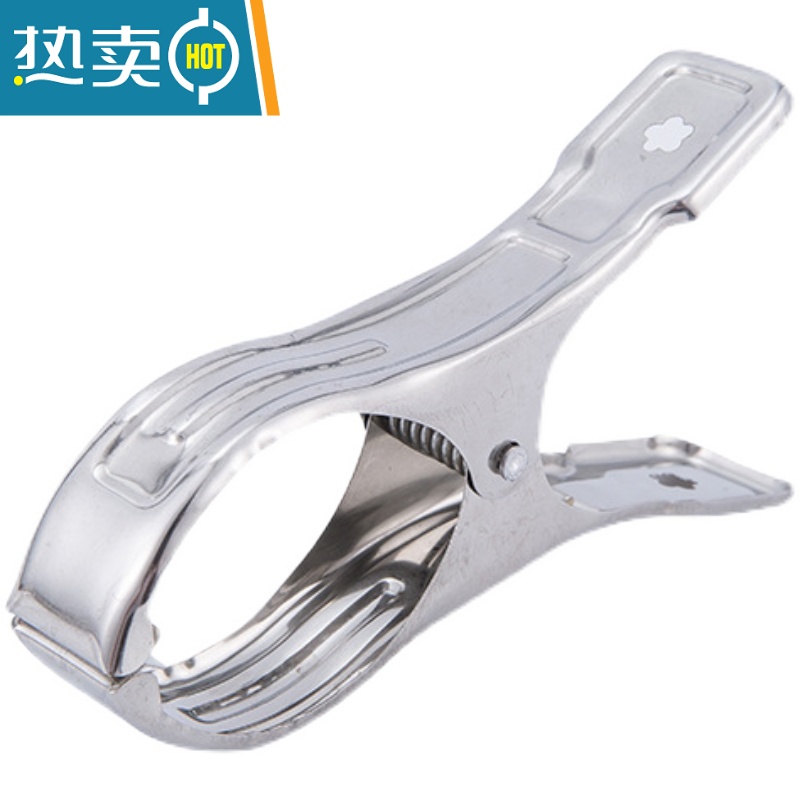 敬平大号棉被大防风夹不锈钢晾衣夹晒被子衣服衣架固定家用被夹小 特大号棉被夹(1包4夹)高清大图