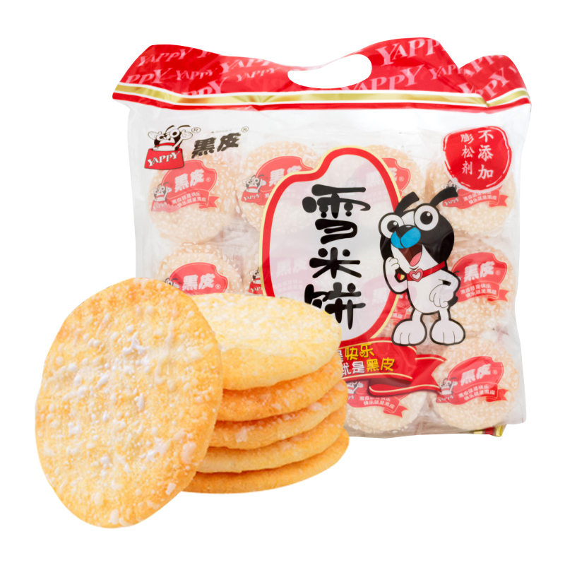 旺旺黑皮雪米饼大礼包360g