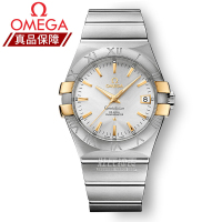 瑞士欧米茄(OMEGA)手表 星座系列 商务自动机械表 男士腕表 精钢带男表