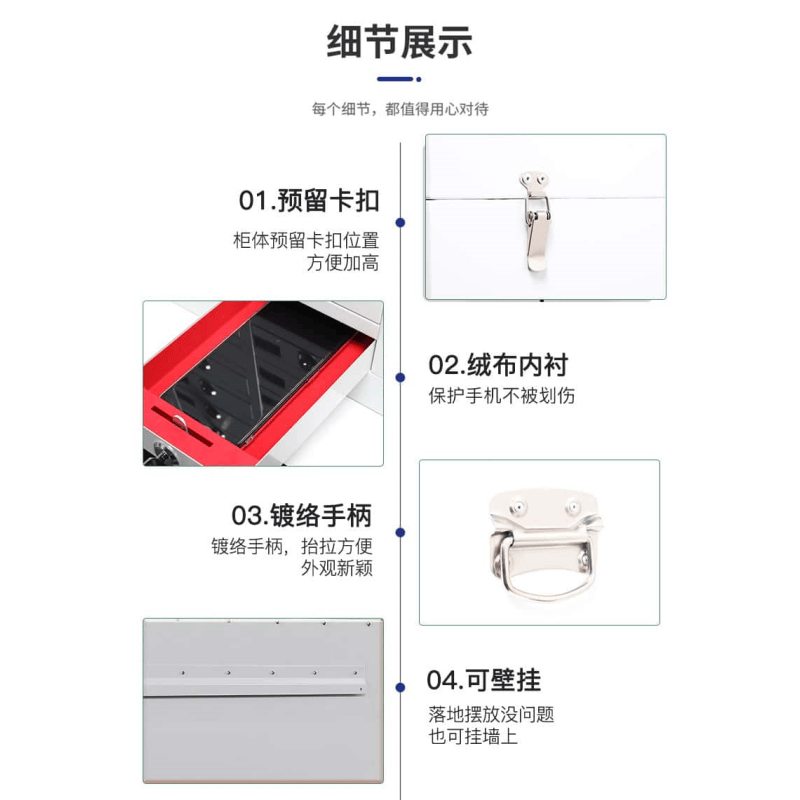 亿洛莱 屏蔽柜 32*3+底柜 台高清大图