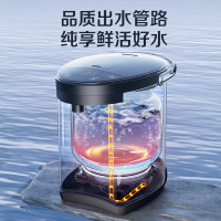 苏泊尔(SUPOR)电热水瓶家用5L大容量双煮水模式304不锈钢电热水瓶智能保温一体烧水壶 SW-50T35B星耀黑
