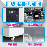华美(Huamei)BC/BD-568升顶开门冰柜 冷藏冷冻转换 节能单温冰箱 家用商用卧式冷柜展示柜