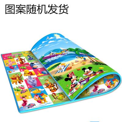 双面爬爬垫宝宝爬行垫加厚儿童爬行垫学步垫郊游野餐垫爬爬垫子 正图单面0.5厚度 0.9米*1.1米