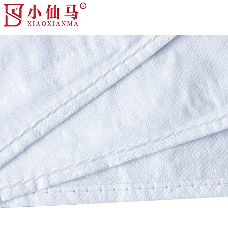 小仙马 编织袋 塑料袋 米打包袋 白色 55*97cm 个高清大图
