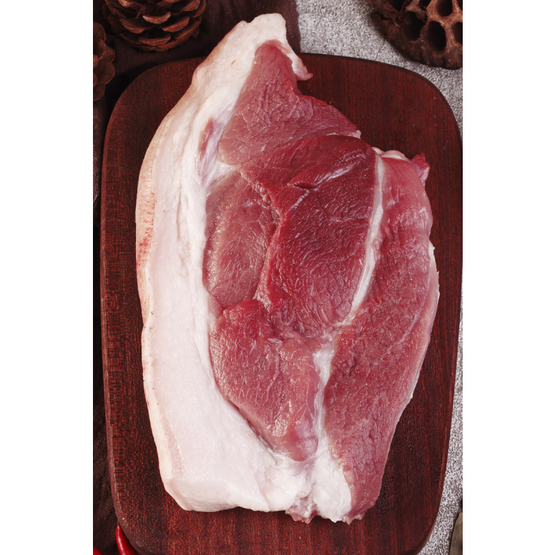 野蛮香现杀新鲜黑猪肉买就送肉馅东北黑猪后腿肉400g5新鲜猪肉猪腿肉