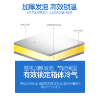 lecon/乐创珍轩 1.2米冒菜点菜柜冰柜冷藏展示柜麻辣烫蔬菜水果保鲜冰箱柜麻辣烫蔬菜立式饮料展示柜