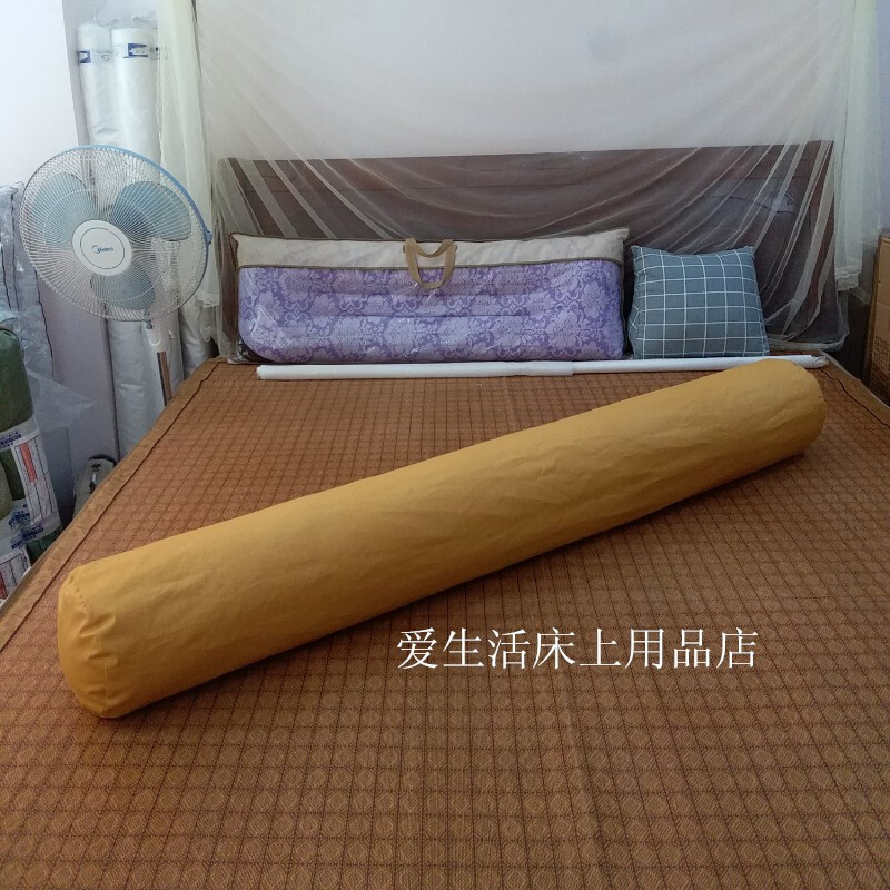 圆柱款长条大号抱枕睡觉夹腿棉头靠腰背垫沙可拆洗床拦塞缝