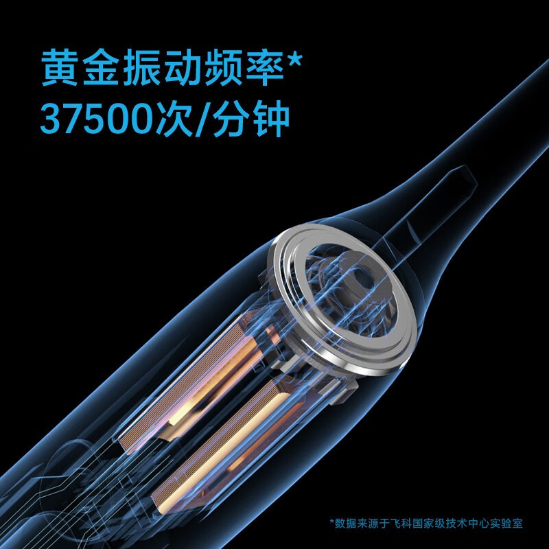 飞科 成人电动牙刷FT7105深海蓝高清大图