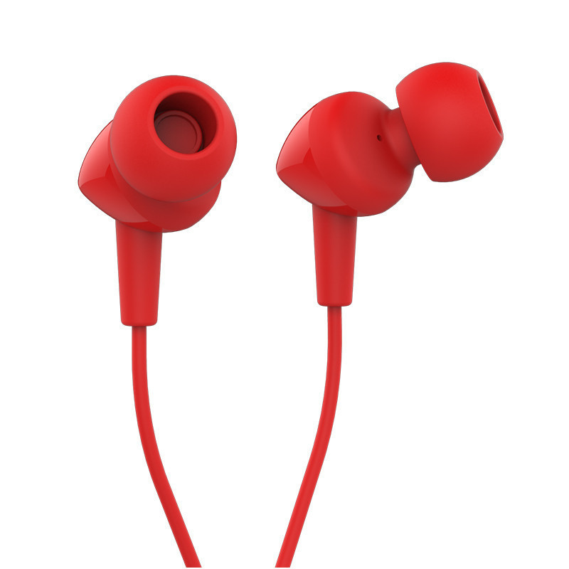 JBL C100SI 入耳式运动耳机 通话带麦线控音乐耳机 手机耳机带麦耳塞 红色