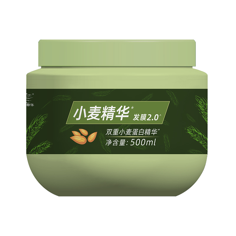 章华小麦精华发膜500ml(双重小麦蛋白精华 保湿护发烫染护理型)高清大图