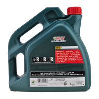 【磁护全合成】嘉实多(Castrol) 欧洲原装进口机油 Castrol Magnatec C3 5W-40 4L