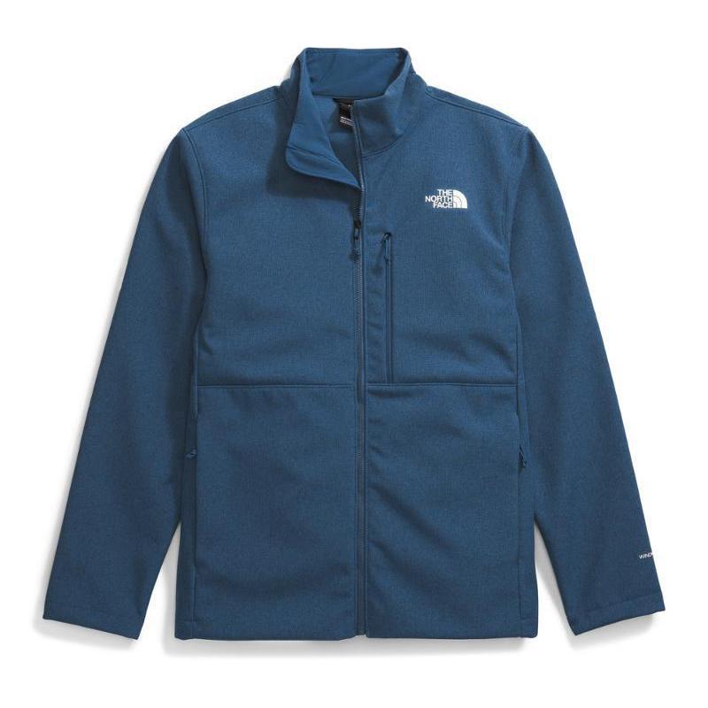 THE NORTH FACE男士户外冲锋衣休闲立领夹克 23新款 防风耐磨 简约百搭透气 SHADY_BLUE_HEATHER M