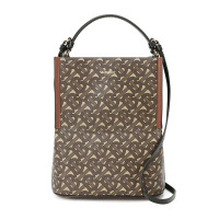 BURBERRY PEGGY 水桶包小号 字母印字标TB LOGO织物8026825