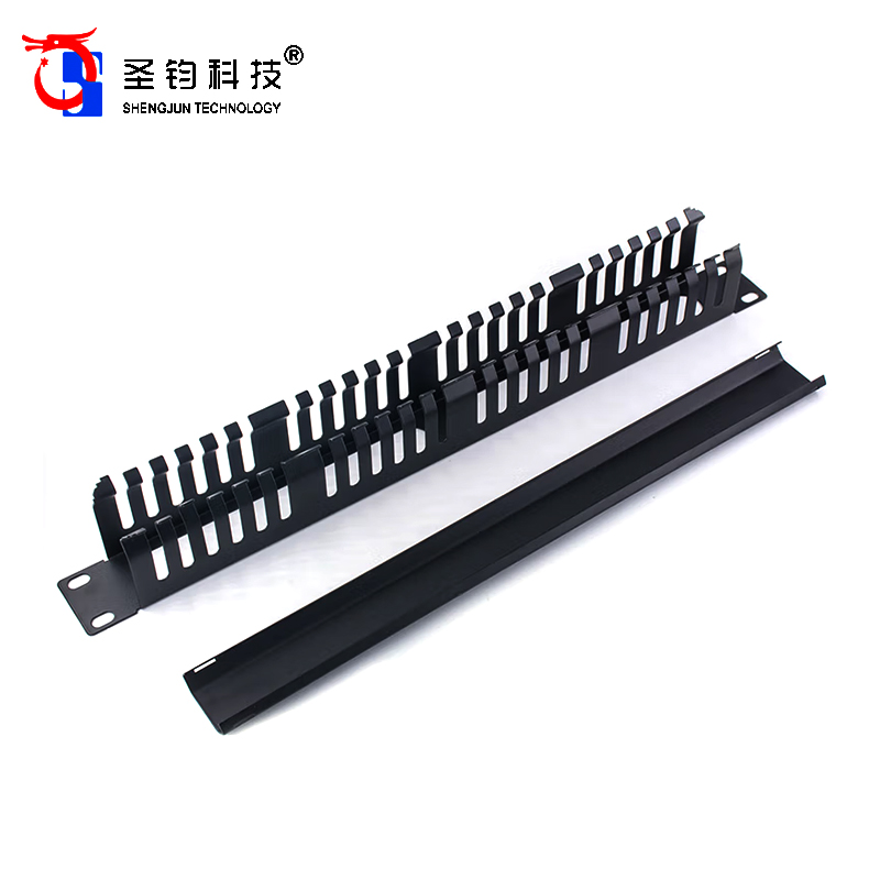 圣钧科技 SHENGJUN TECHNOLOGY 网络理线架 19英寸标准机架式+架高清大图
