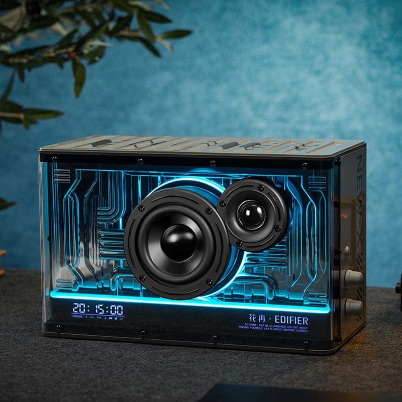 冇心漫步者花再NEW-X无线蓝牙音响桌面电脑音箱游戏超重低音炮 幻夜黑