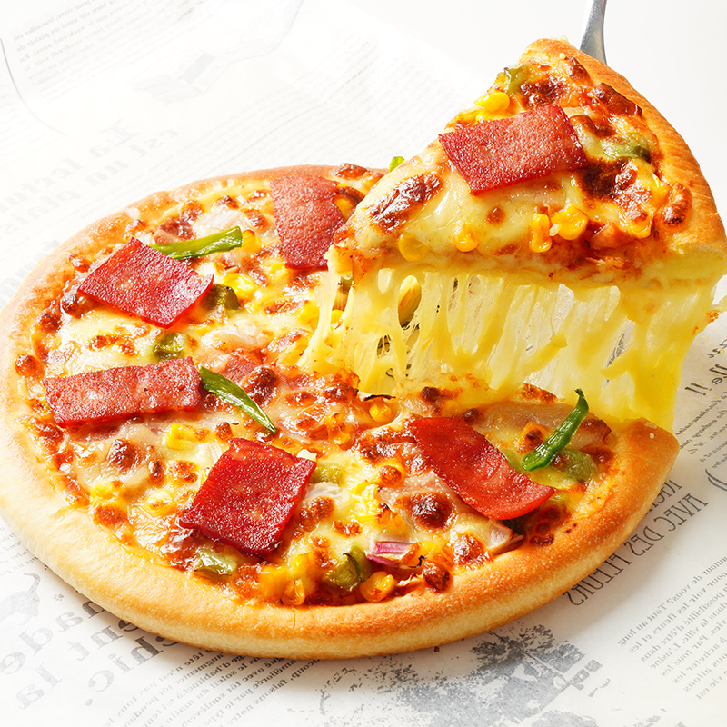 大希地 好芝心披萨套餐180g*6盒(培根2牛肉2鸡肉2) 微波炉加热即食