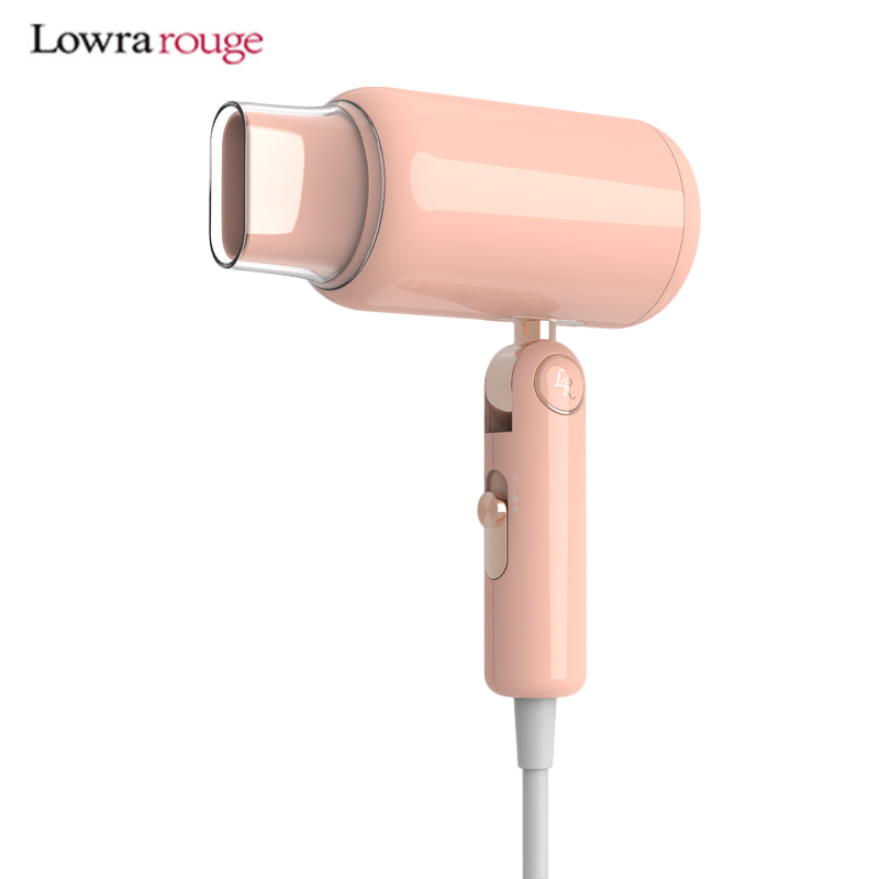 罗拉如炬(Lowra rouge)低辐射复古限定款负离子护发电吹风家用便携大功率吹风机 蔷薇粉 CL-611高清大图