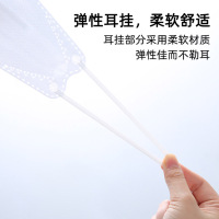 【KF94立体口罩】韩国KF94口罩一次性3d立体kn防护95防尘夏天薄款透气非独立包装【白色/100只装】
