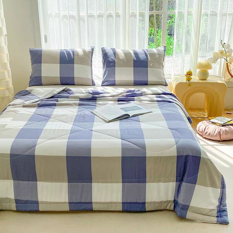 洛菲源 全棉夏凉被 薄被子 规格150*200cm 条 花型多样随机发高清大图