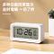 得力(DELI) LE103A 充电款电子智能闹钟背光大闹铃家用学生多功能温湿度计大屏床头钟白 个 电子闹钟