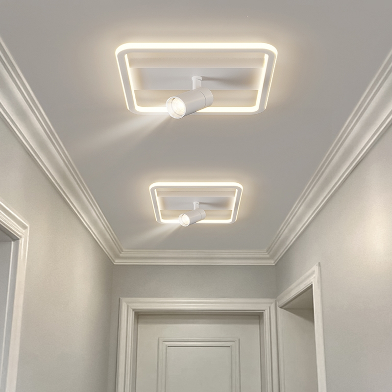 锦兆家居过道灯走廊灯简约现代入户玄关灯卧室衣帽间灯明装射灯吸顶灯