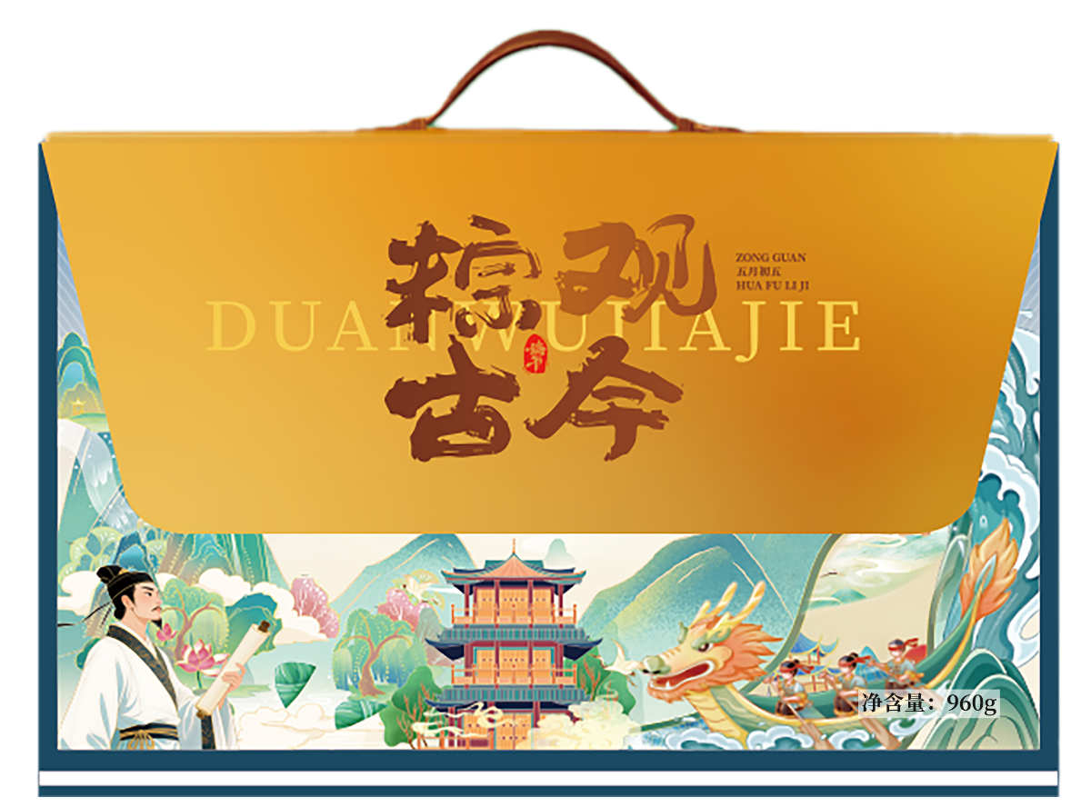 华富礼记粽观古今960克*1盒【型号:粽观古今】