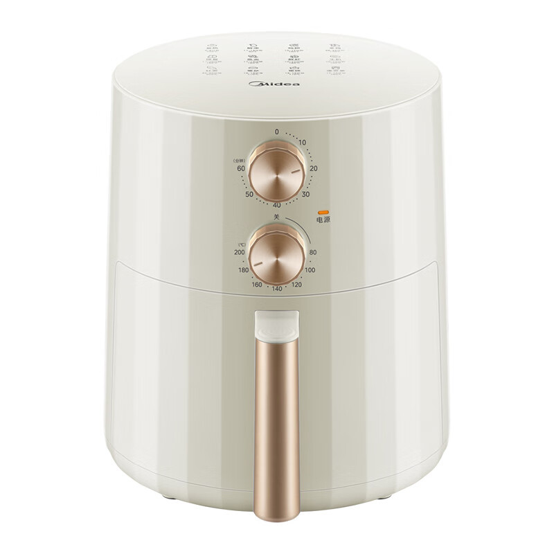 美的(Midea)空气炸锅MF-KZE5006家用 5L大容量多功能智能全自动不粘电炸锅 大容量