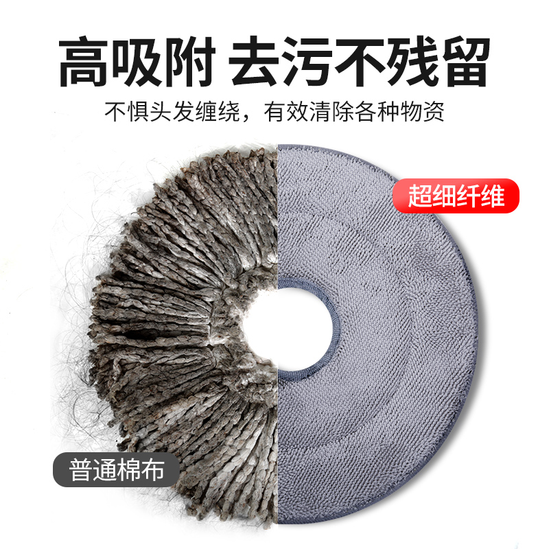 免手洗拖把家用一拖拖地网红地拖平板墩布干湿两用净懒人拖布高清大图