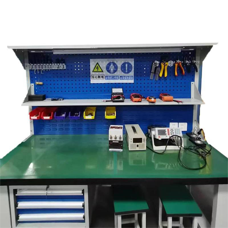 帝德龙电工工作台操作实验台GZ1 1600*800*800mm高清大图