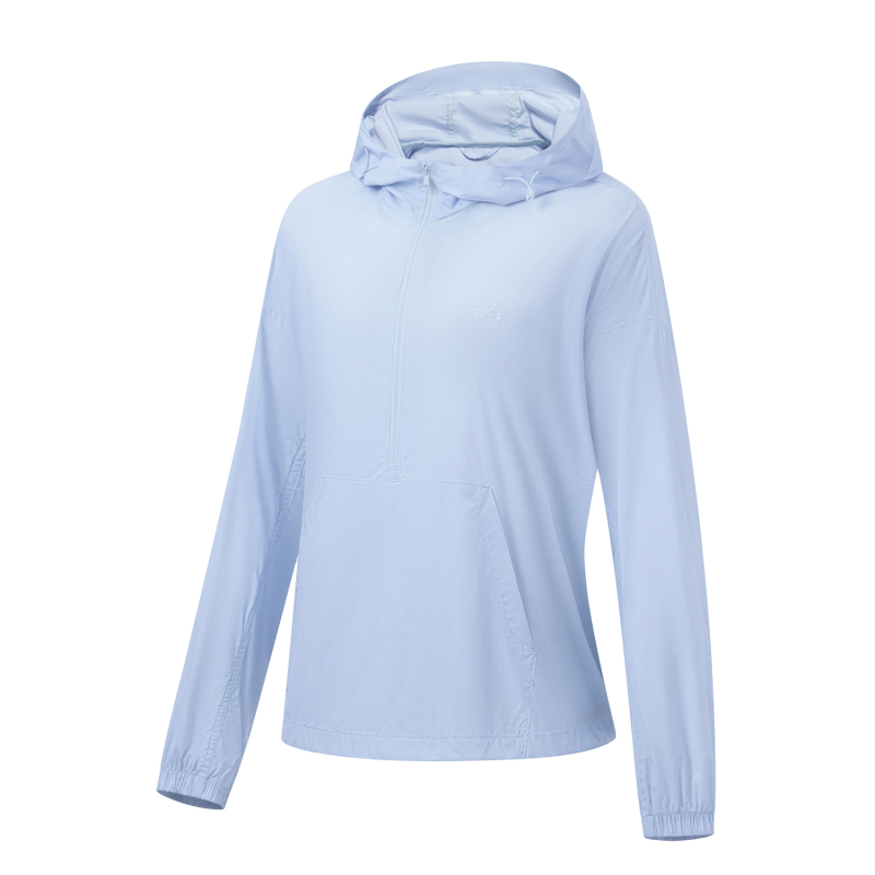 李宁防晒衣女春夏2023新款速干透气外套连帽遮阳轻薄运动服女