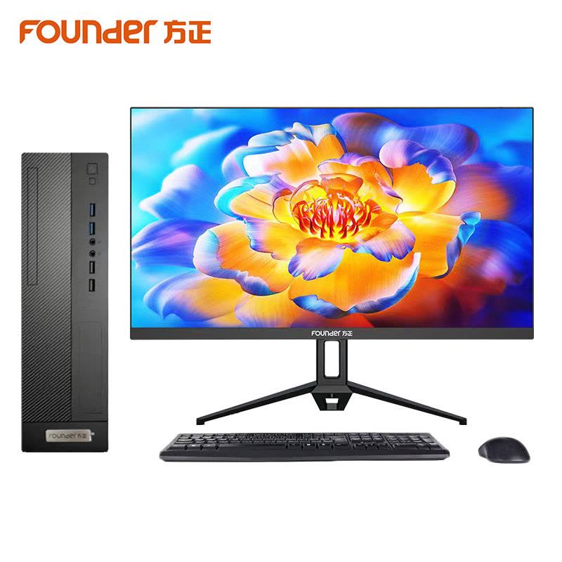 方正(Founder)国产台式机电脑13升(PHZ1072A)兆芯KX-U6780A八核/16G/128G固态+1T/27英寸显示器图片